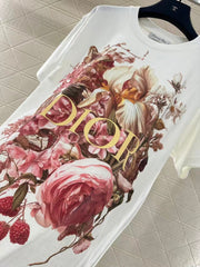 New round neck printed short sleeved shirt