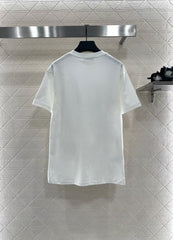 New round neck printed short sleeved shirt
