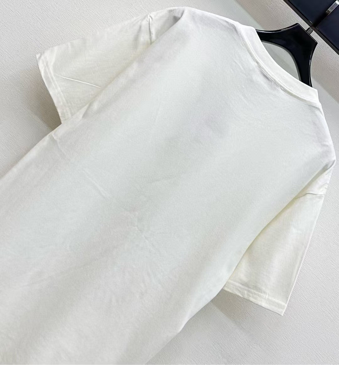 New flower pattern short sleeved shirt