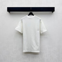 New printed round neck short sleeved shirt