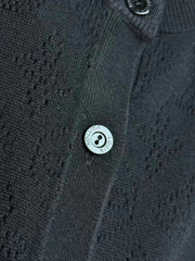 New hollowed out knitted cardigan color