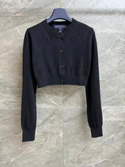 New hollowed out knitted cardigan color