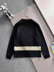 New adhesive letter long sleeved T-shirt