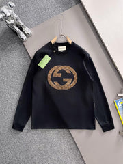 New adhesive letter long sleeved T-shirt
