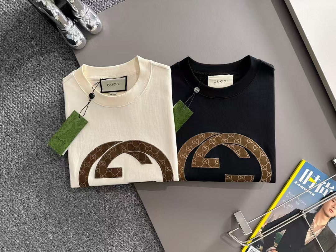 New adhesive letter long sleeved T-shirt