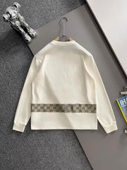 New adhesive letter long sleeved T-shirt