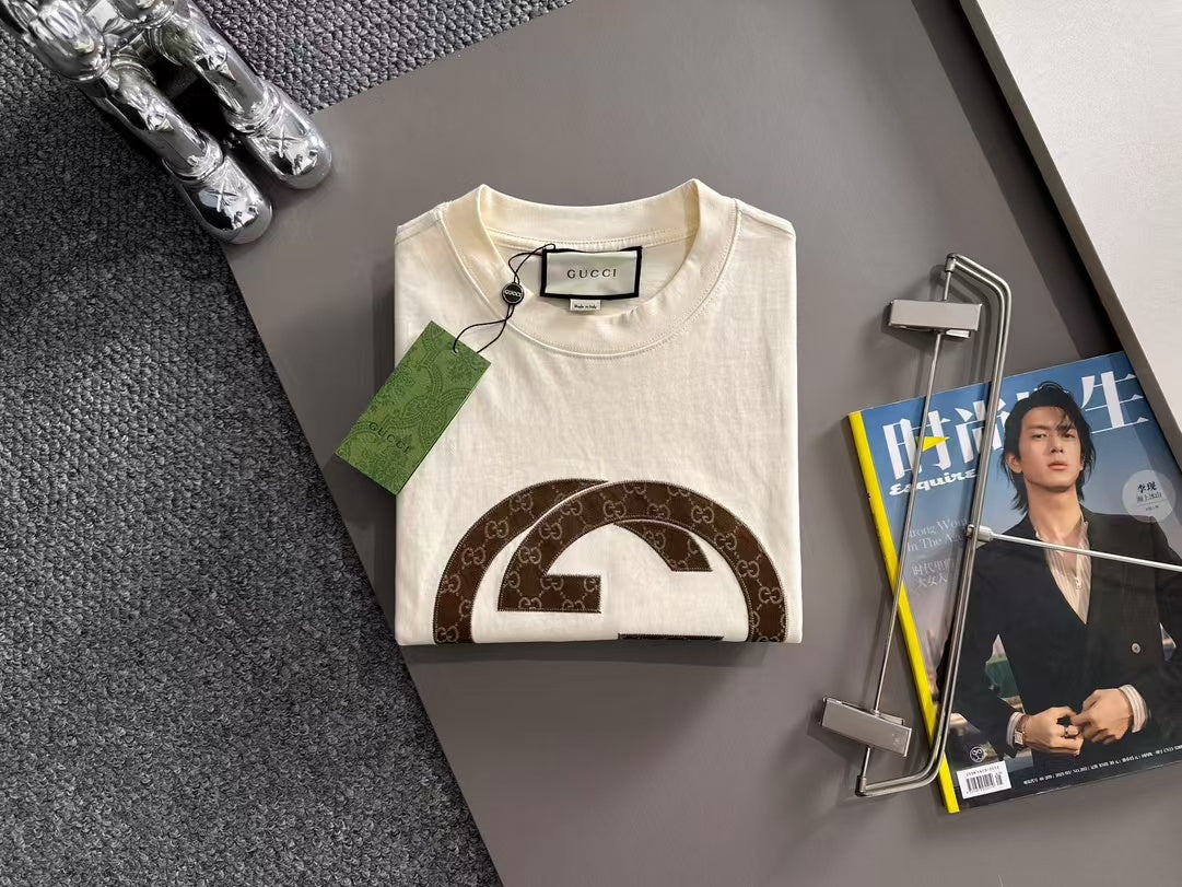 New adhesive letter long sleeved T-shirt