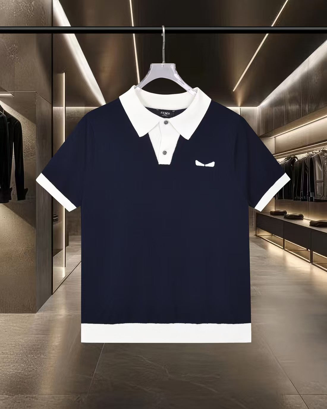 New Knitted Short Sleeve Polo Shirt