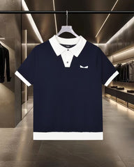 New Knitted Short Sleeve Polo Shirt