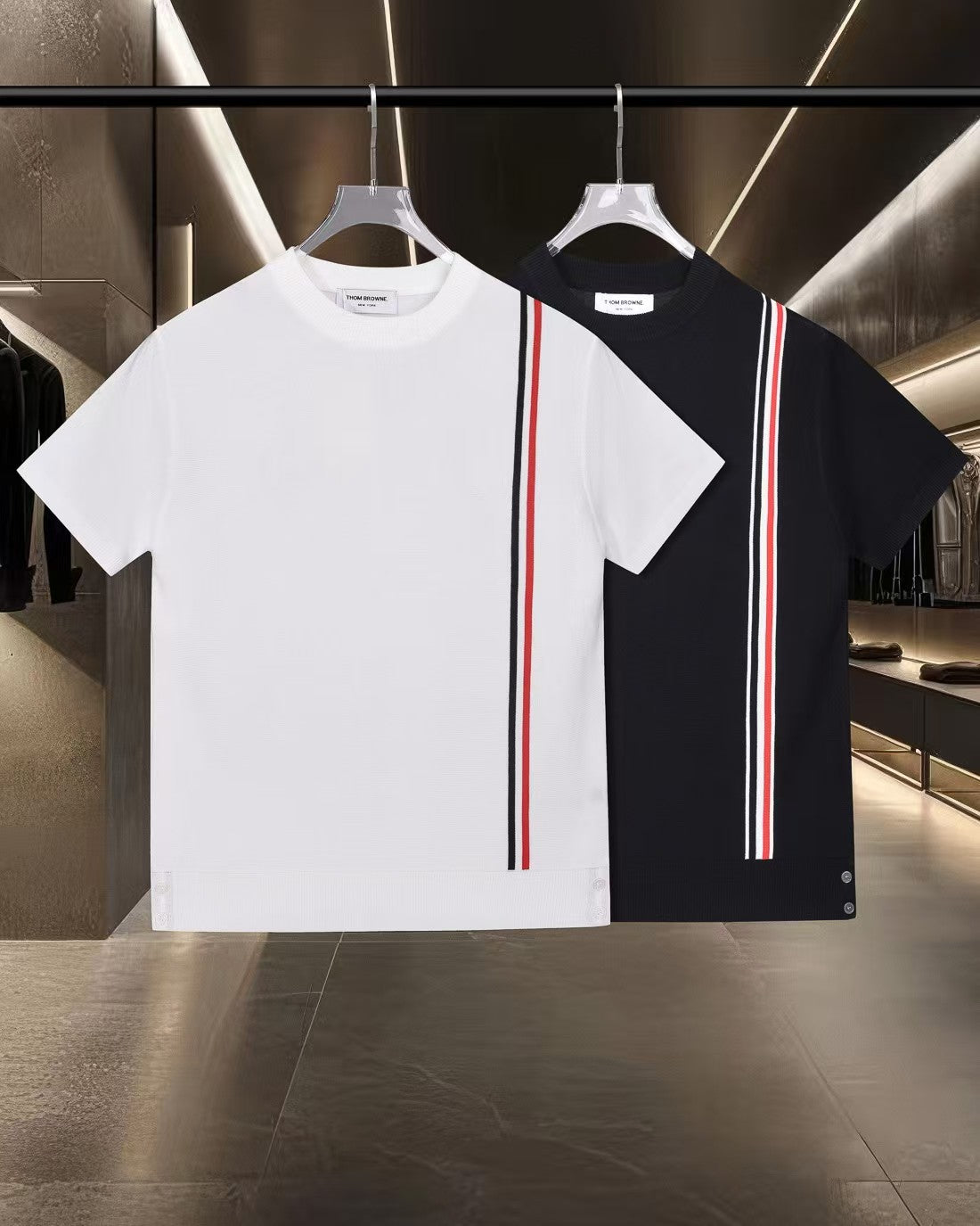 New Knitted Casual Short Sleeve T-shirt