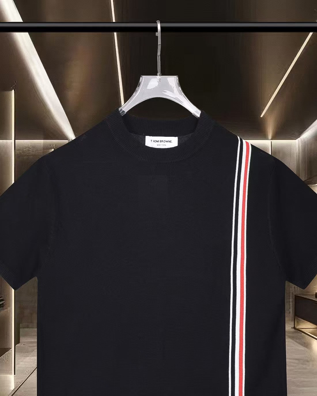 New Knitted Casual Short Sleeve T-shirt