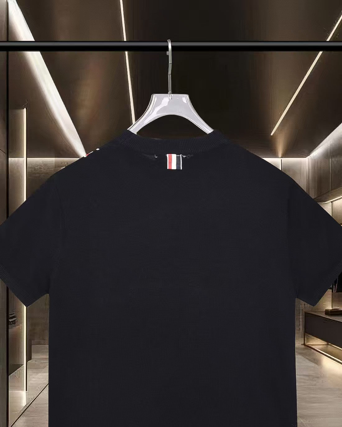New Knitted Casual Short Sleeve T-shirt