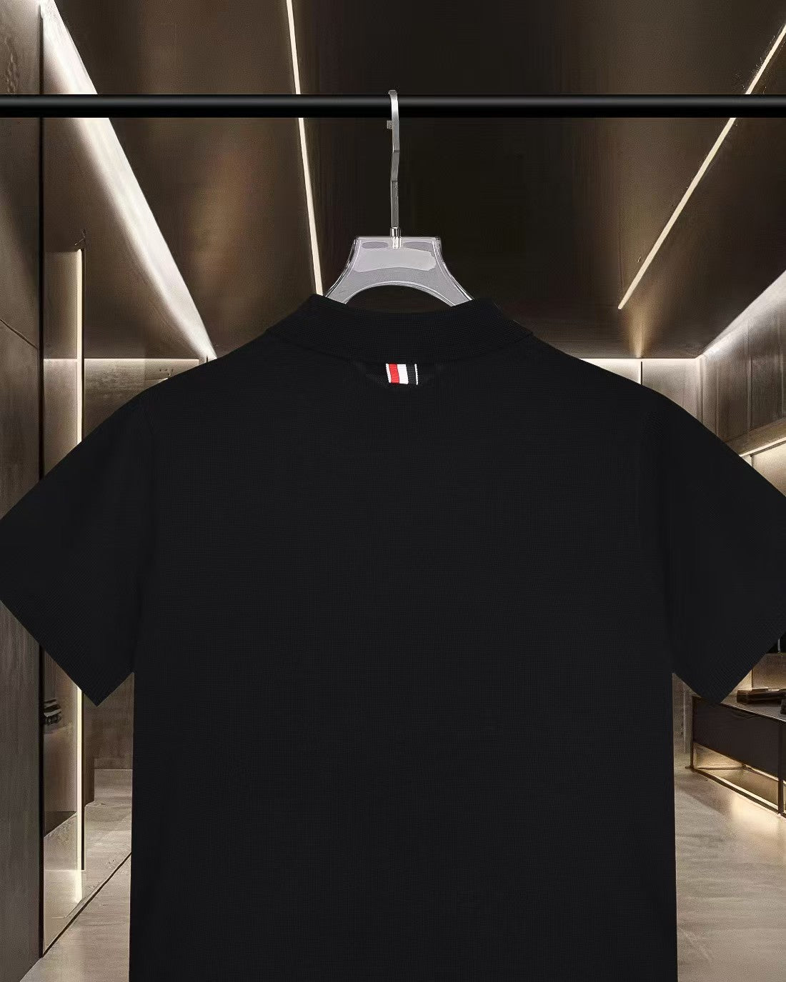 New knitted casual short sleeved polo shirt