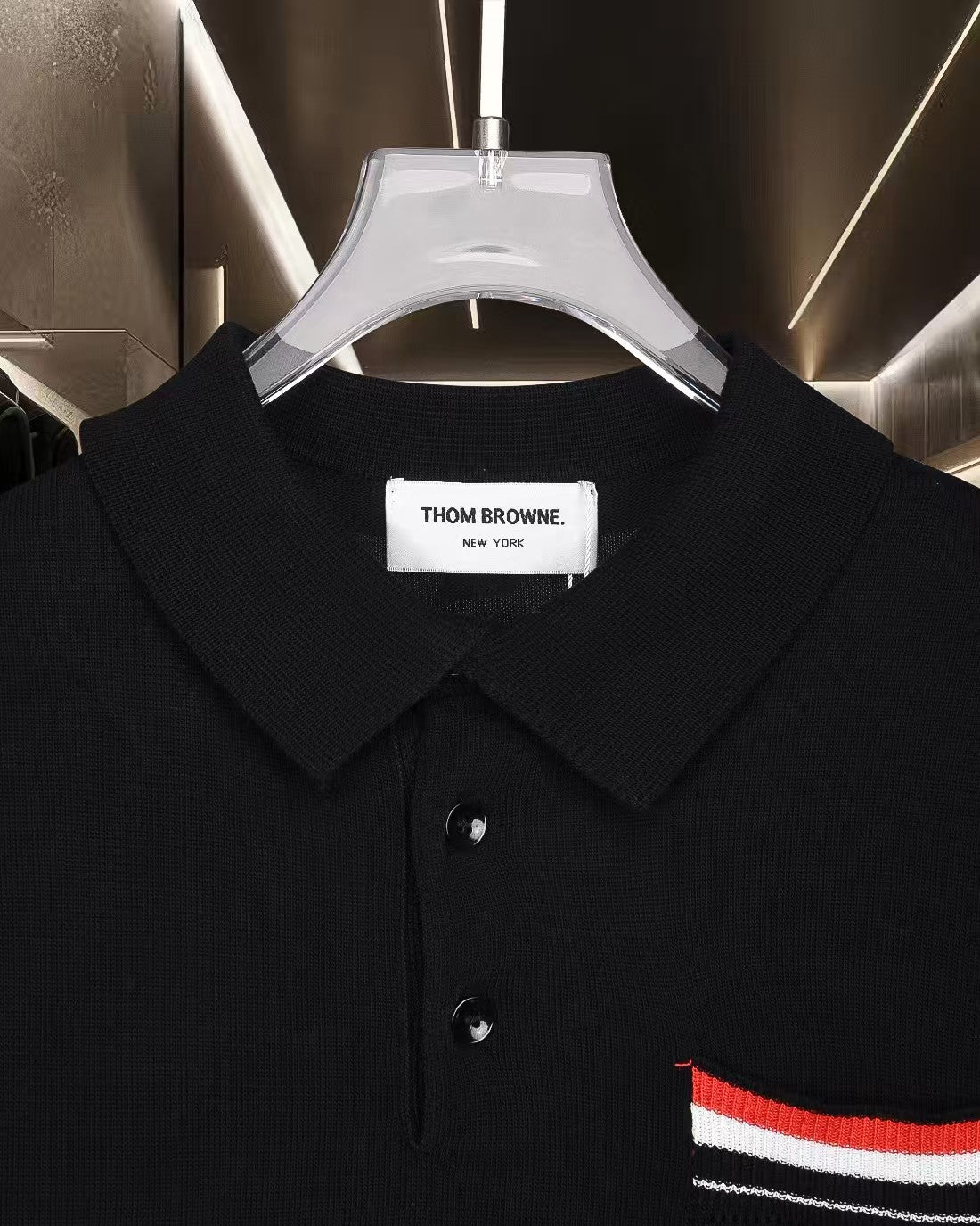 New knitted casual short sleeved polo shirt