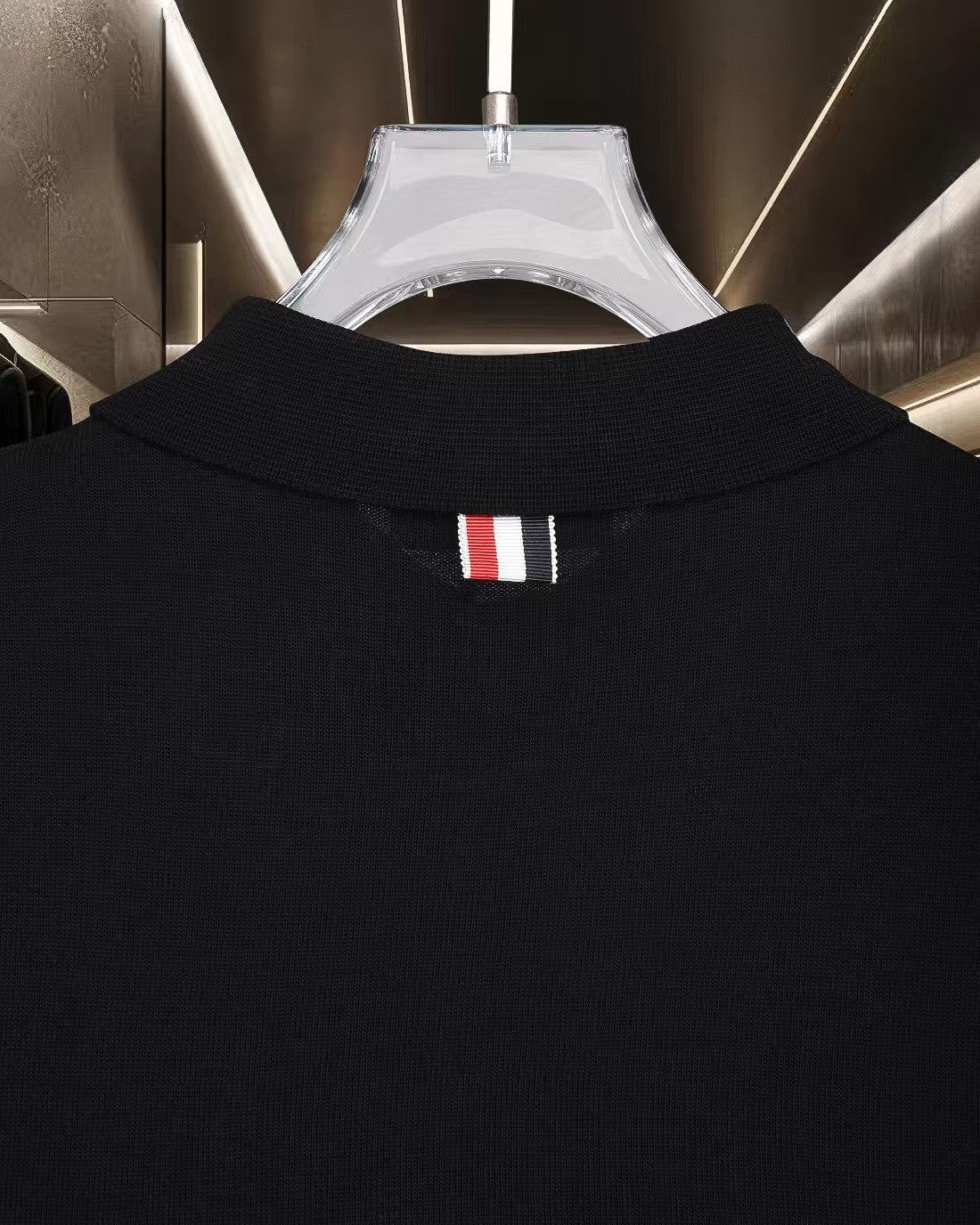 New knitted casual short sleeved polo shirt