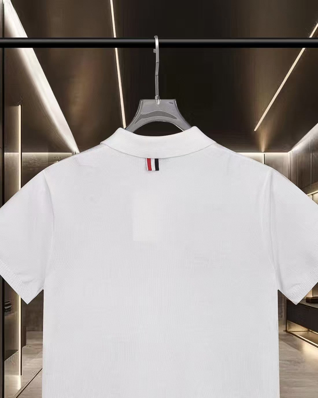 New knitted casual short sleeved polo shirt
