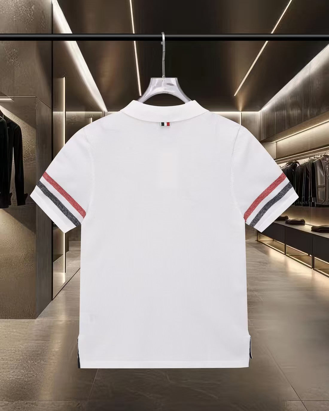 New knitted casual short sleeved polo shirt