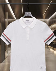 New Knitted Short Sleeve Polo Shirt