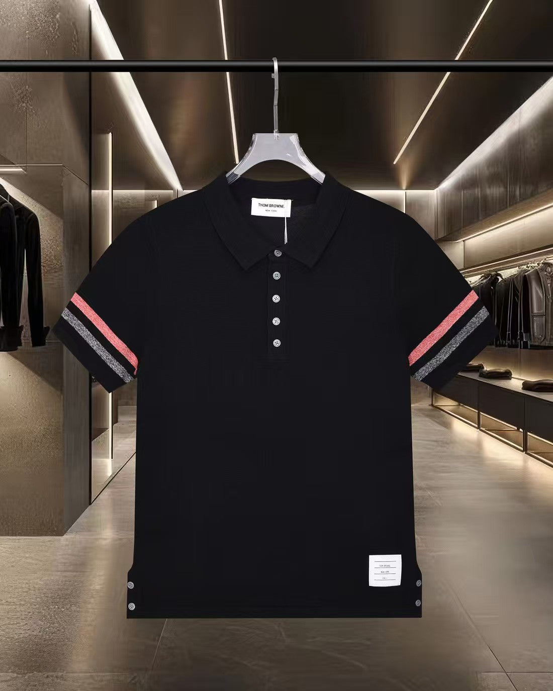 New Knitted Short Sleeve Polo Shirt