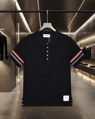 New Knitted Short Sleeve Polo Shirt