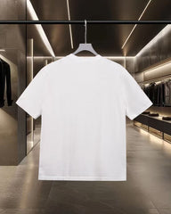 New embroidered knitted casual short sleeved T-shirt