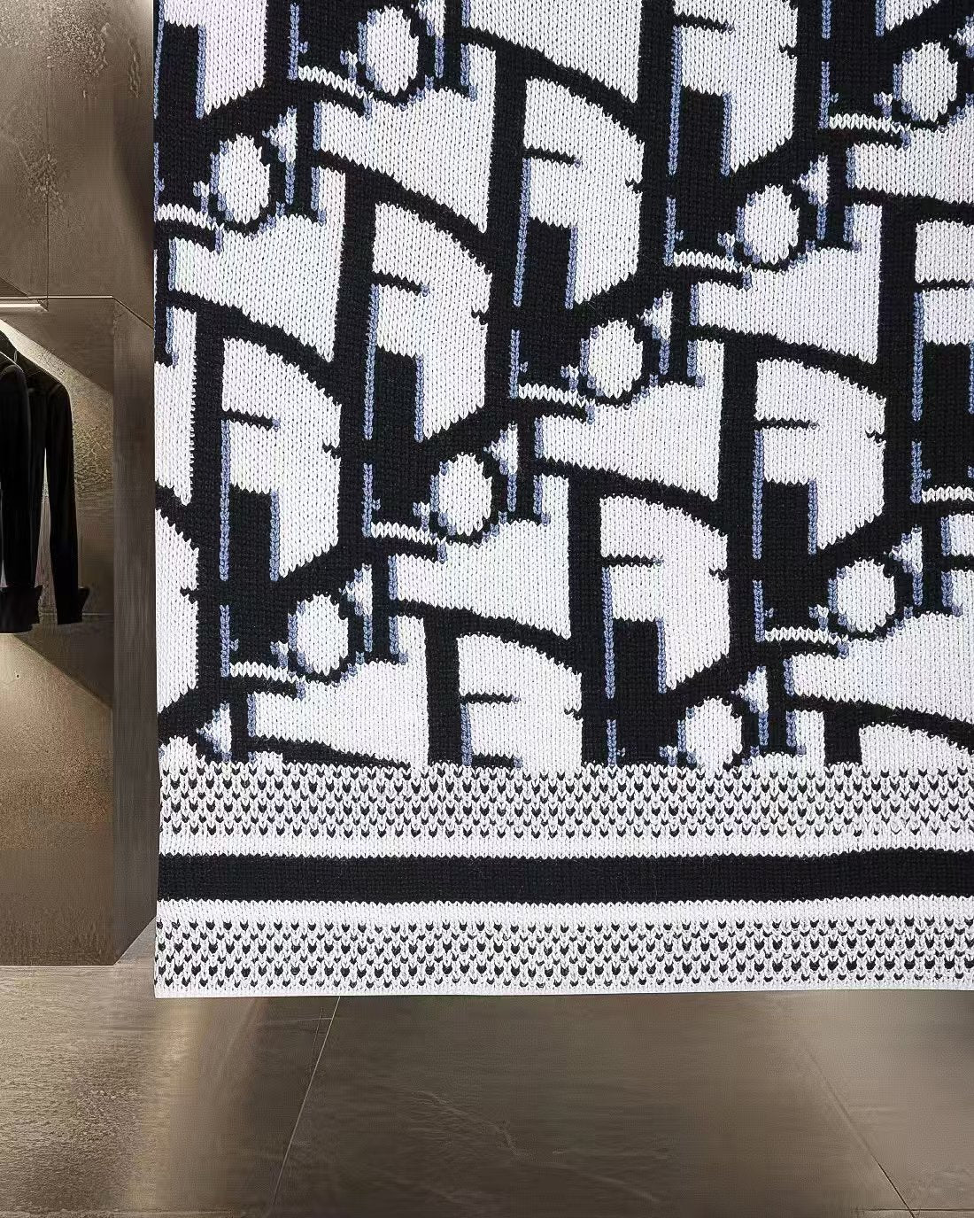 New Jacquard Knitted Short Sleeve T-shirt