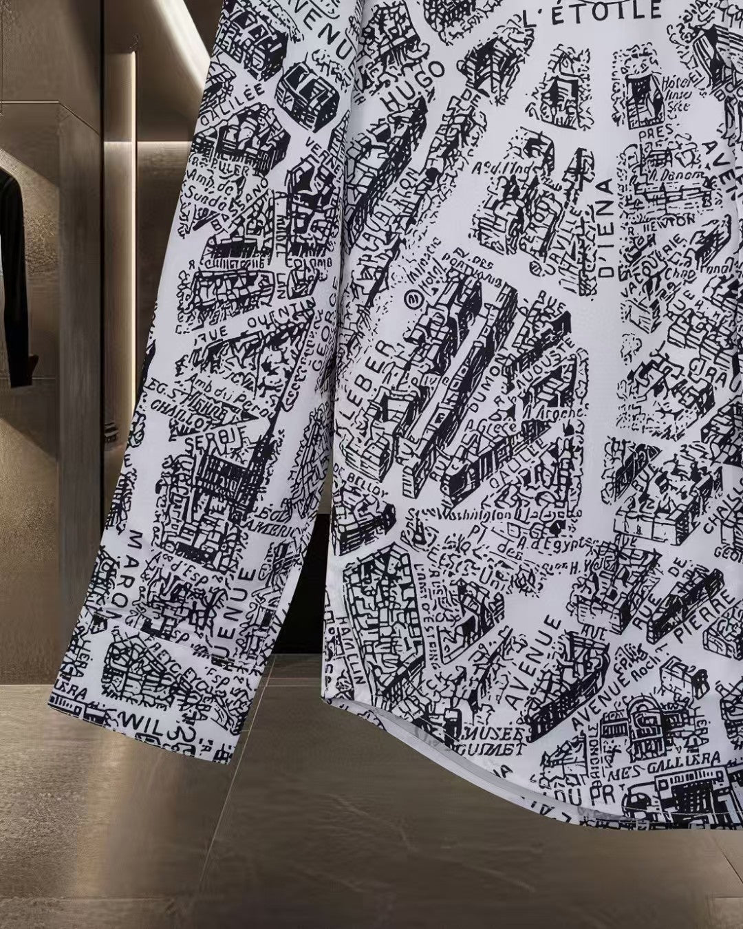 New printed long sleeved shirt