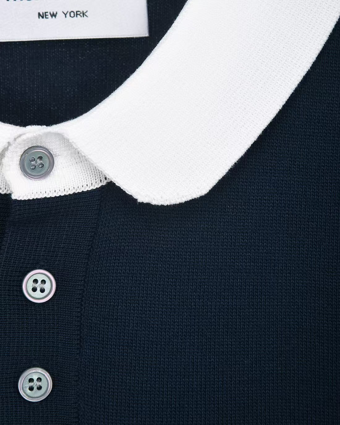 New color blocked polo shirt