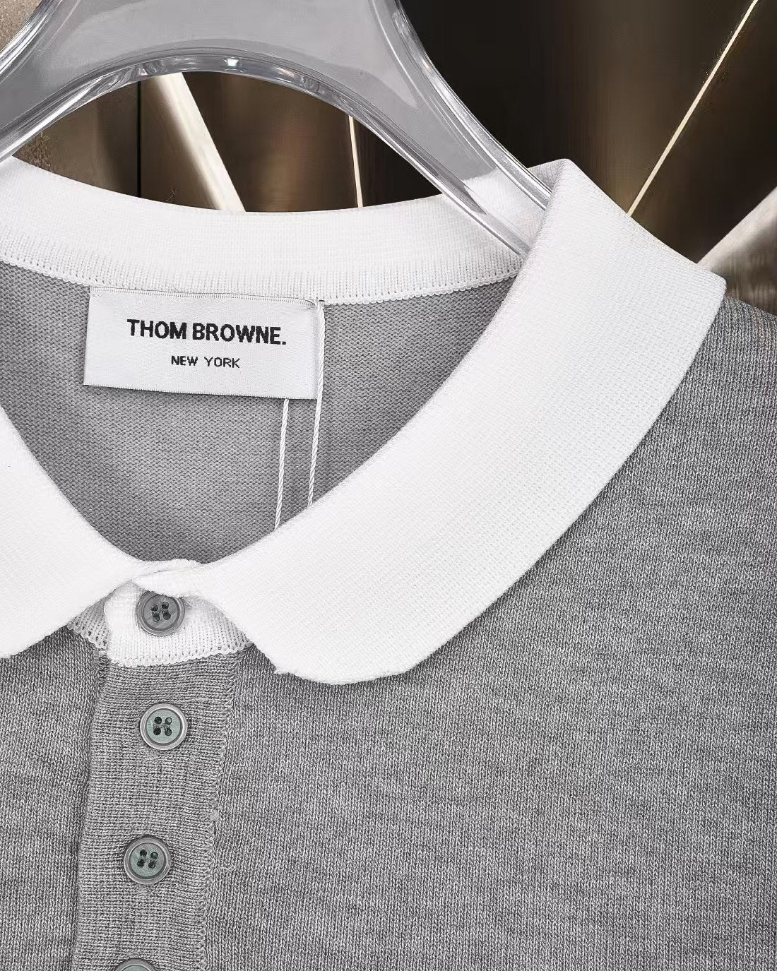 New color blocked polo shirt