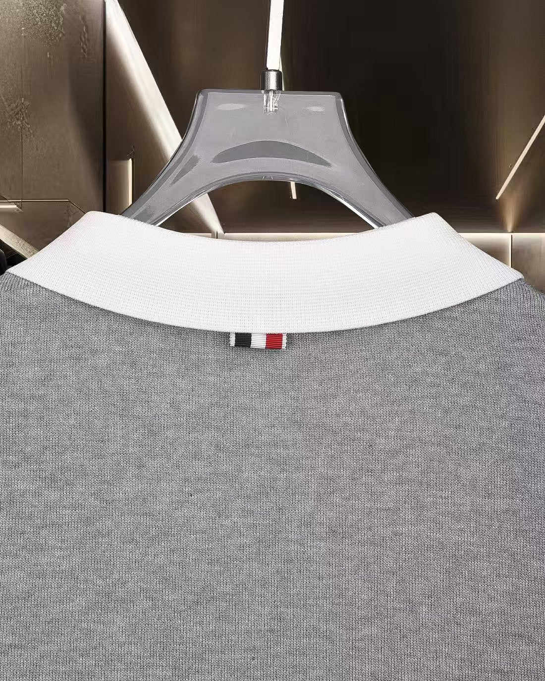 New color blocked polo shirt