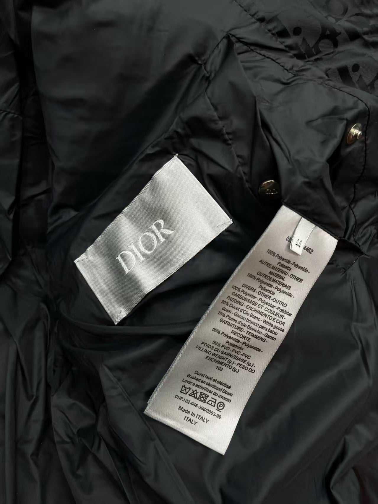 New fully printed down jacket