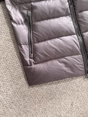 New wool knitted down jacket