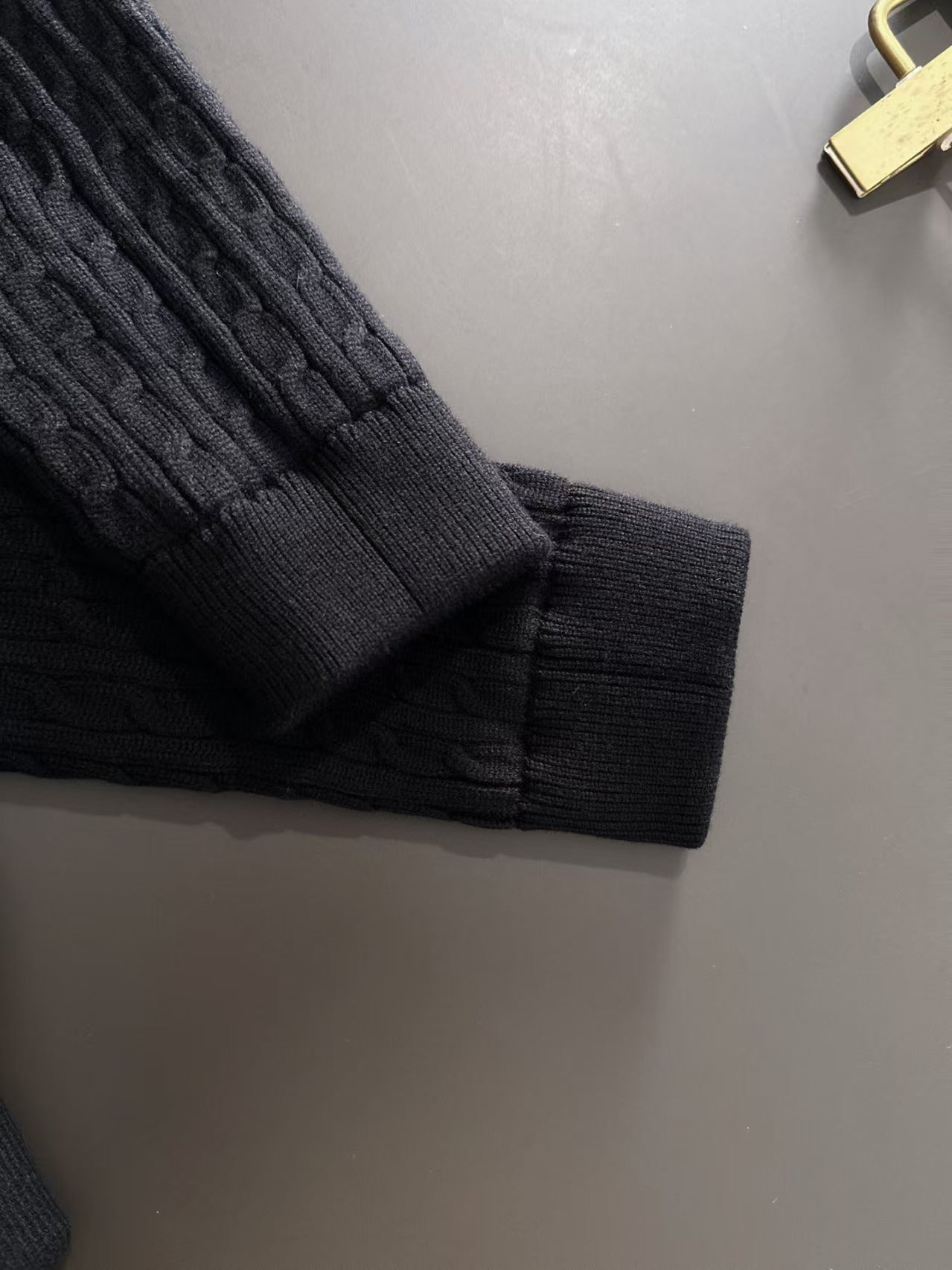 New wool knitted down jacket