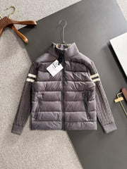 New wool knitted down jacket