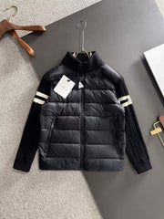 New wool knitted down jacket