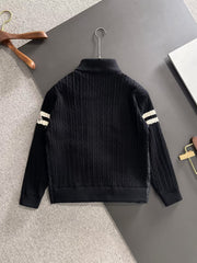 New wool knitted down jacket