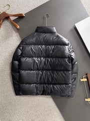 New standing collar woven down jacket