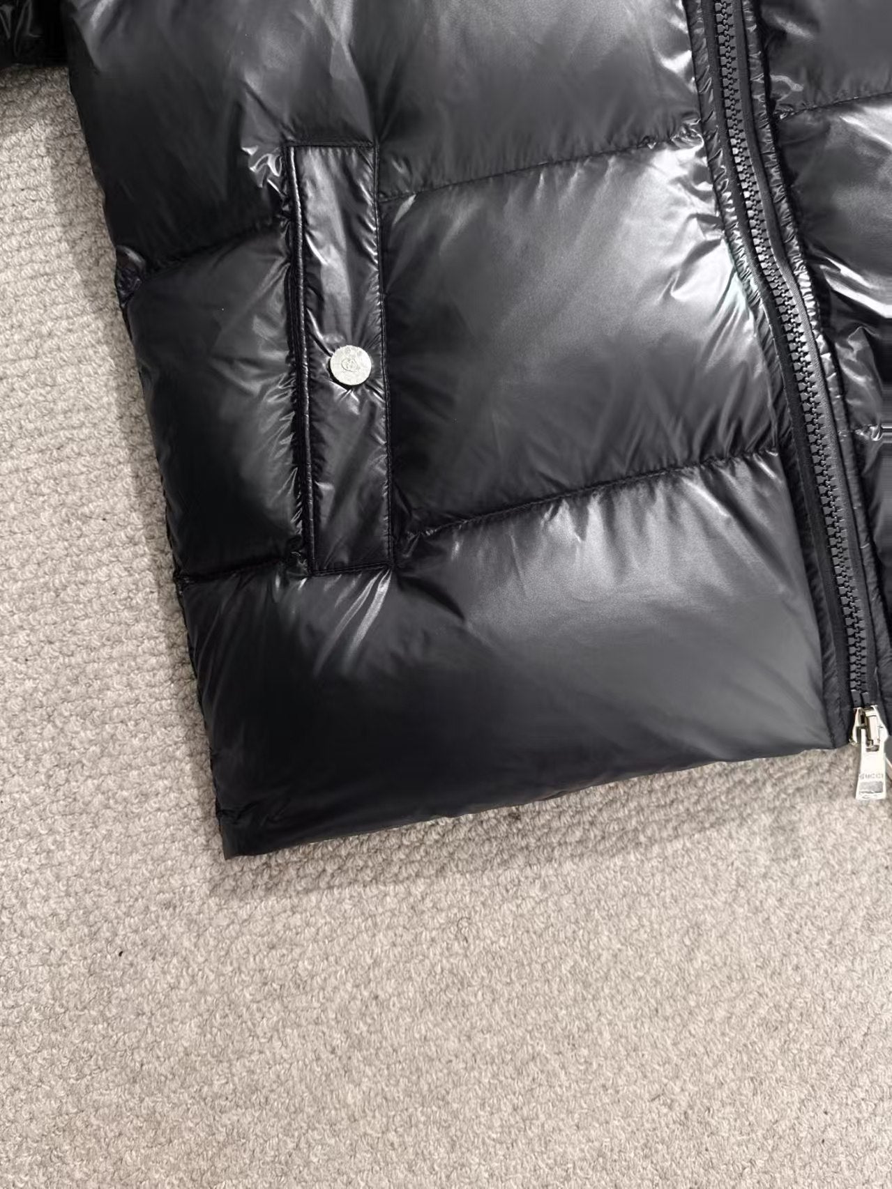 New standing collar woven down jacket