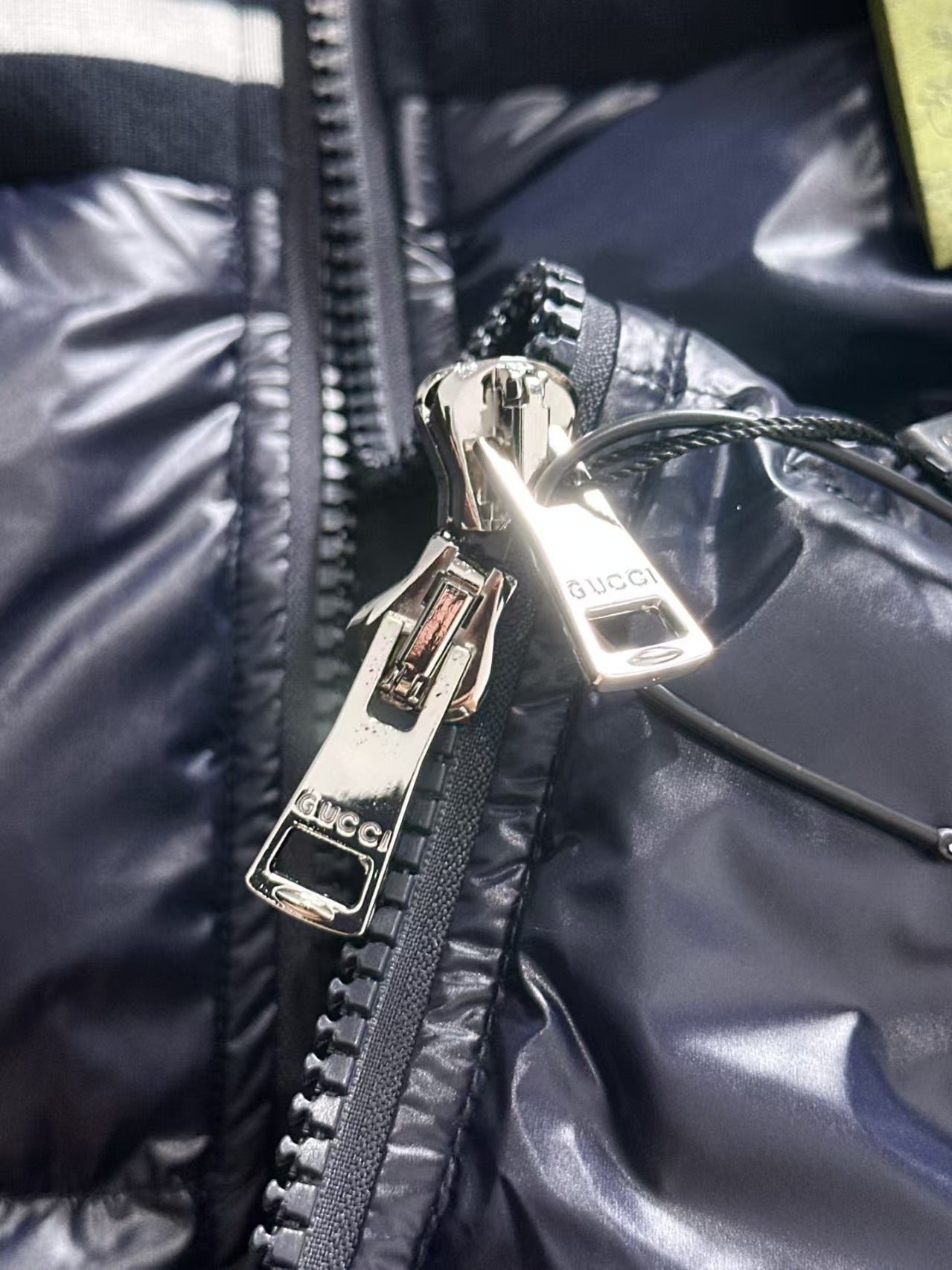 New standing collar woven down jacket