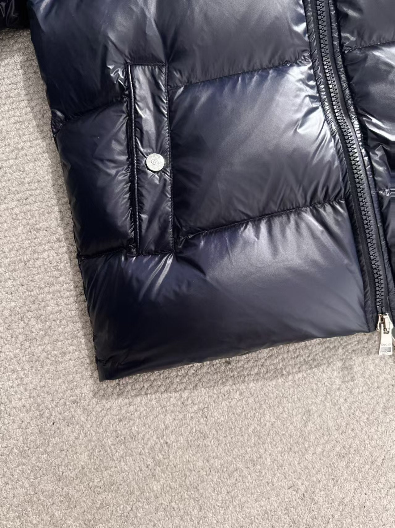 New standing collar woven down jacket