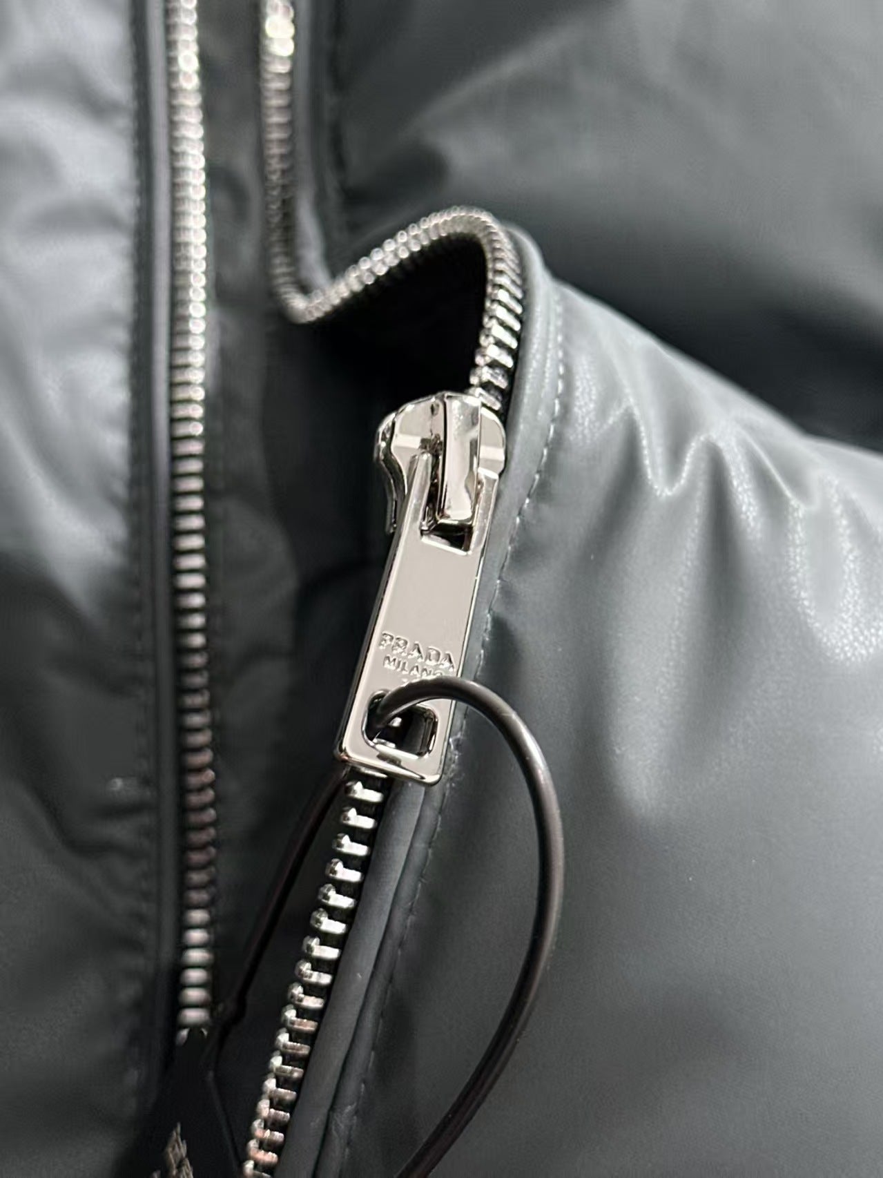 New pocket style coated down vest