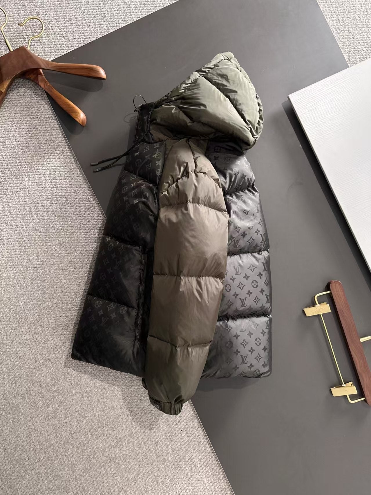 New Jacquard Short Down Jacket