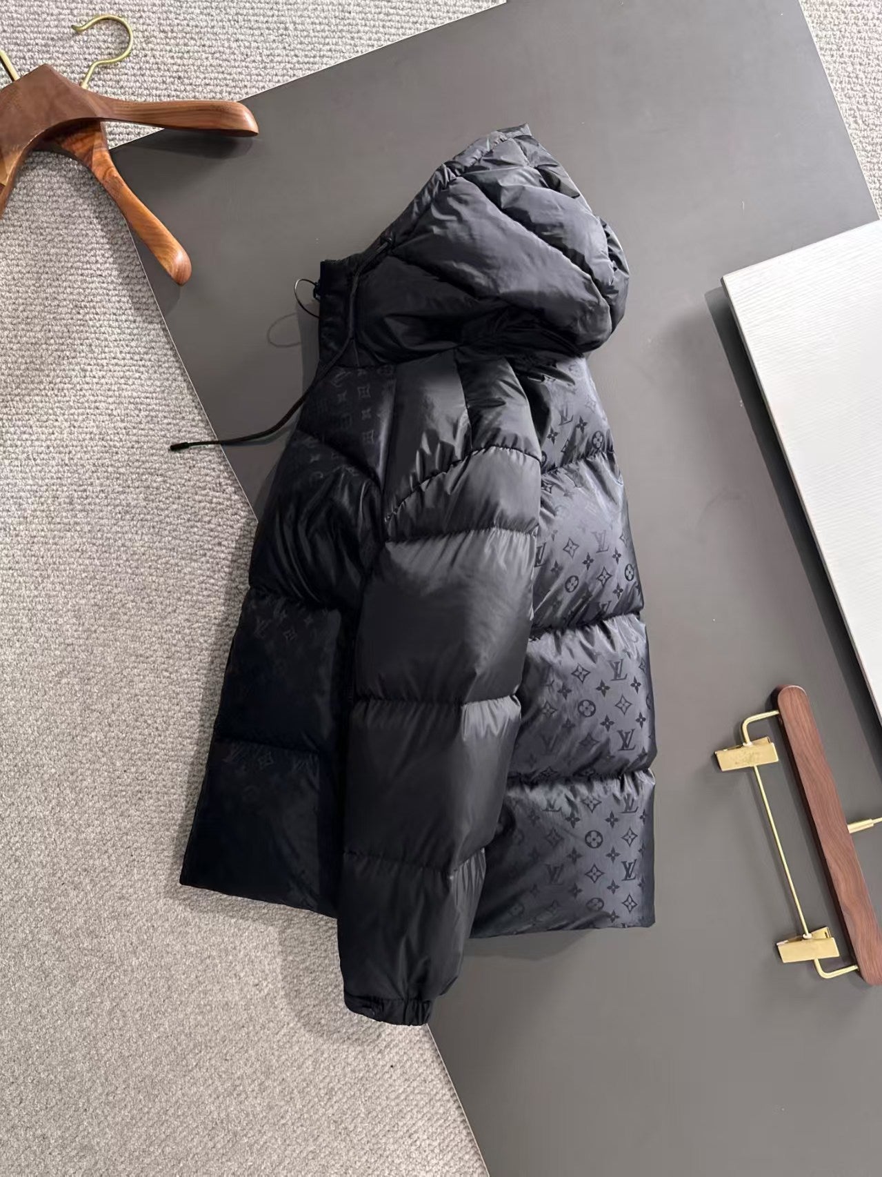 New Jacquard Short Down Jacket