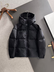 New Jacquard Short Down Jacket