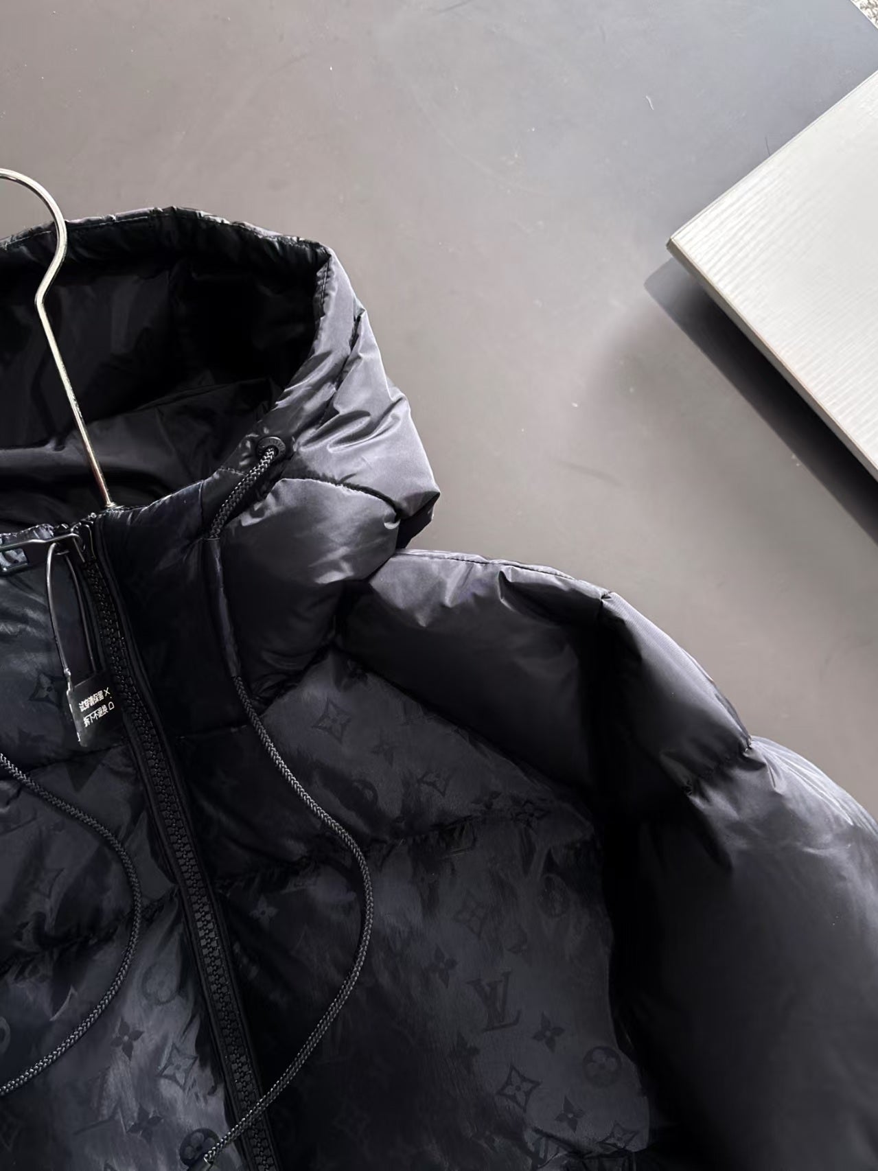 New Jacquard Short Down Jacket