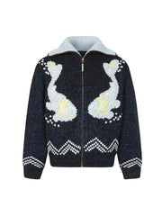 New zipper sweater jacket