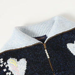 New zipper sweater jacket