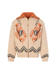 New printed knitted jacket