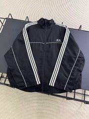 New Half Loop Embroidered Jacket Coat