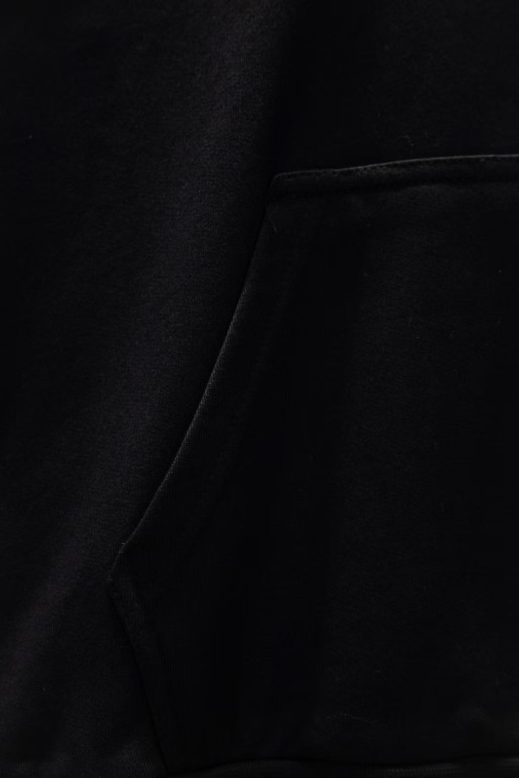 New open chest embroidered hooded sweatshirt